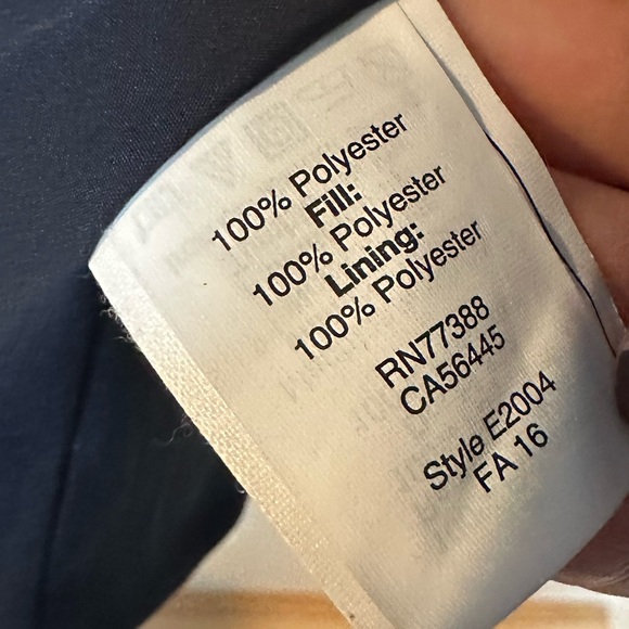 Navy Quilted Spring Jacket - Picture 3 of 6